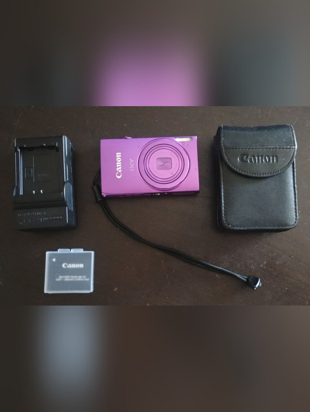 Canon Ixy 430F Purple Compact Digital Camera with Case and Charger